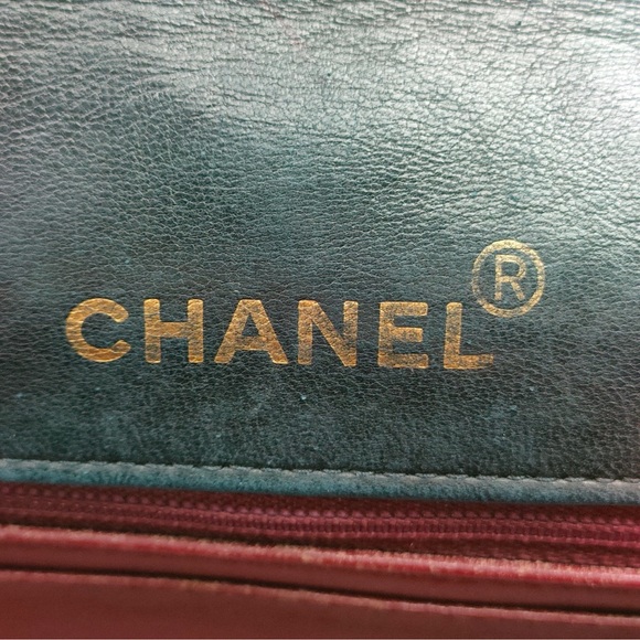 CHANEL DIANA SMALL Single Flap RARE Quilted Logo Lambskin Chain Bag - Picture 11 of 13
